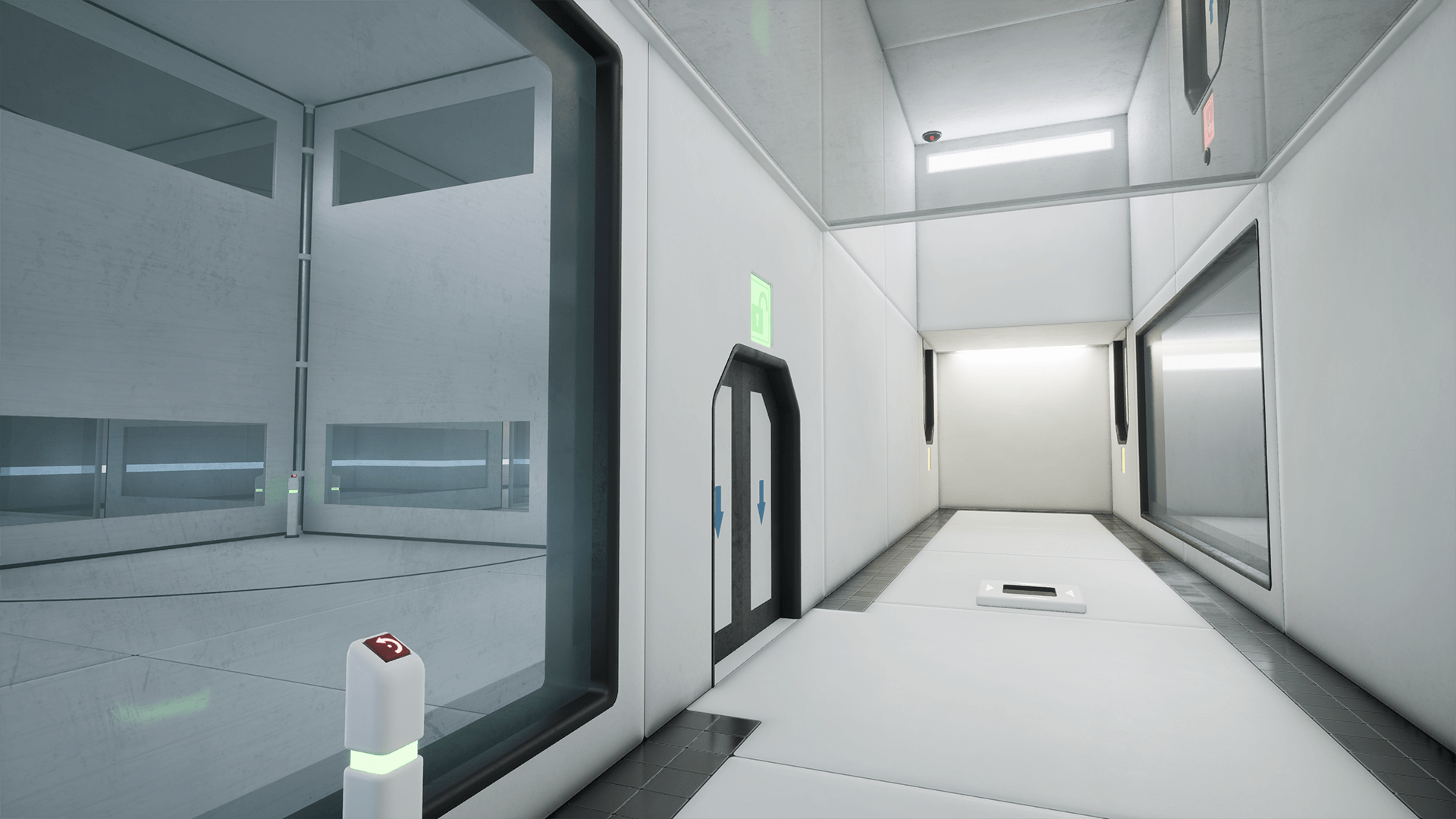 A view of one of the later puzzle rooms